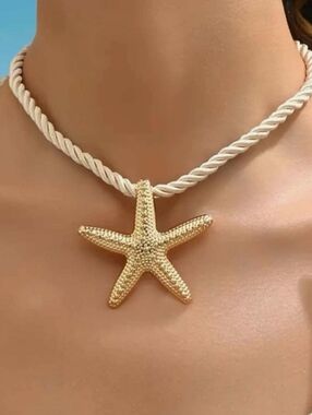 Starfish Rope Necklace